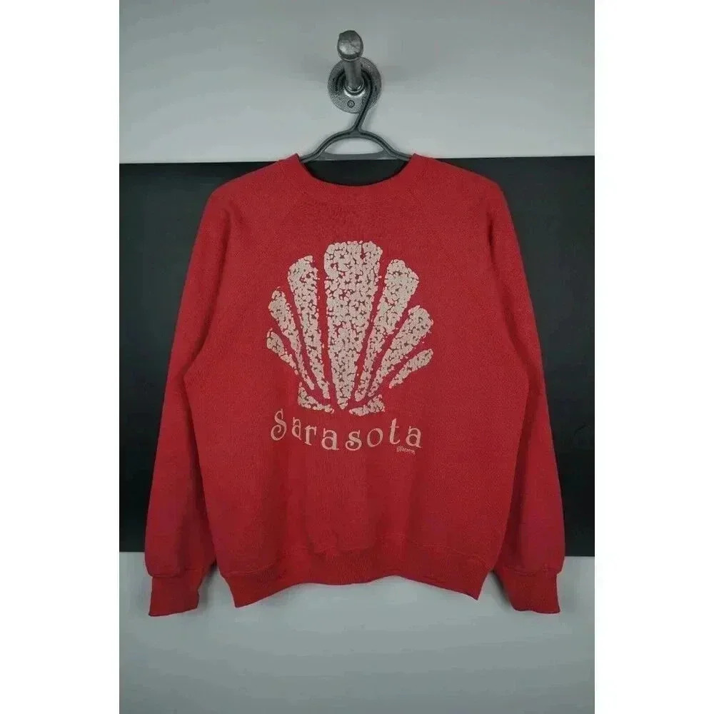 Vintage Sweatshirt 90s Sarasota City Florida USA Women's M #640